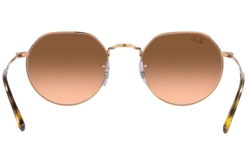 Слънчеви очила Ray-Ban Jack RB3565 9035A5 Заоблени Кафява