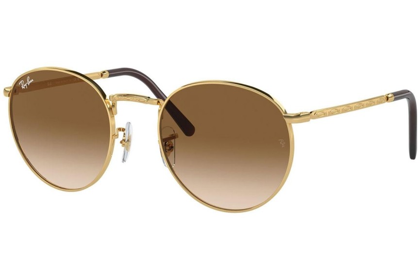 Слънчеви очила Ray-Ban New Round RB3637 001/51 Заоблени Златна