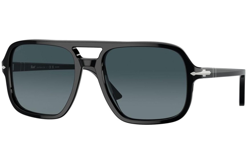 Слънчеви очила Persol PO3328S 95/S3 Polarized Пилотни Черна