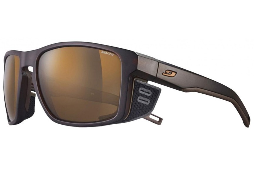 Слънчеви очила Julbo Shield J506 5051 Polarized Правоъгълни Кафява