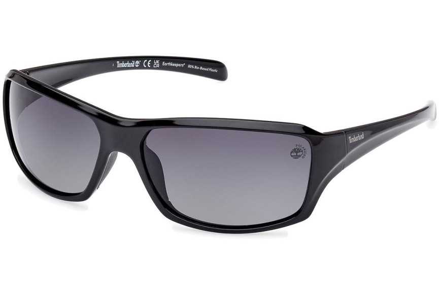 Слънчеви очила Timberland TB9332 01D Polarized Квадратни Черна