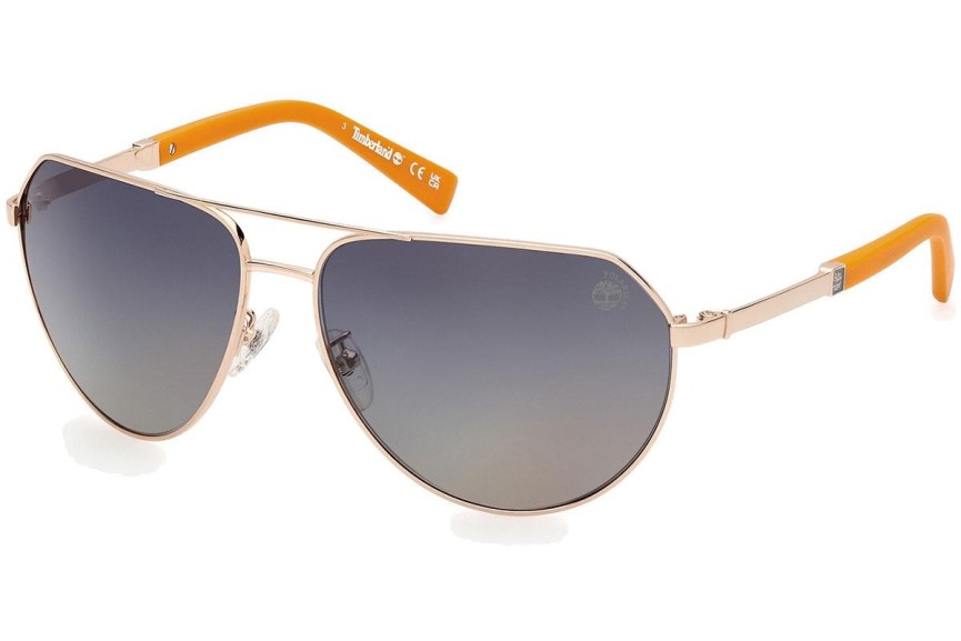 Слънчеви очила Timberland TB9340-H 32D Polarized Пилотни Златна