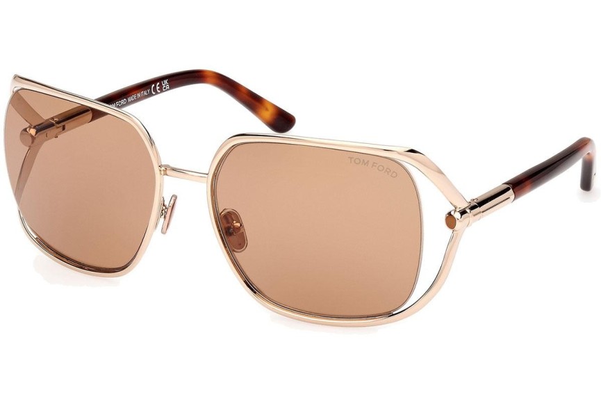 Слънчеви очила Tom Ford Goldie FT1092 28E Квадратни Златна