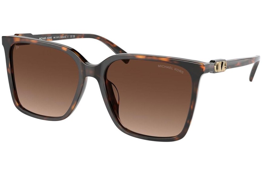 Слънчеви очила Michael Kors MK2197U 3006T5 Polarized Квадратни Черна