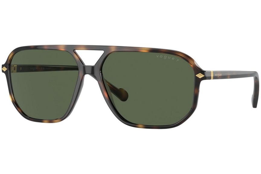 Слънчеви очила Vogue Eyewear VO5531S 27189A Polarized Пилотни Хавана