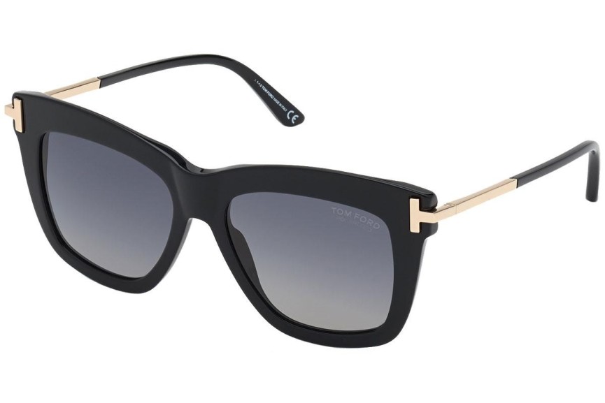 Слънчеви очила Tom Ford FT0822 01D Polarized Квадратни Черна