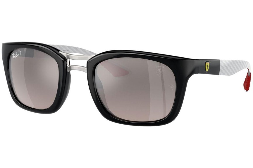 Слънчеви очила Ray-Ban RB8362M F6965J Polarized Квадратни Черна