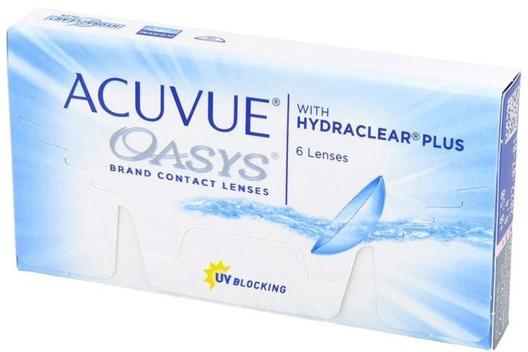 Контактни лещи Двуседмични Acuvue Oasys (6 лещи)