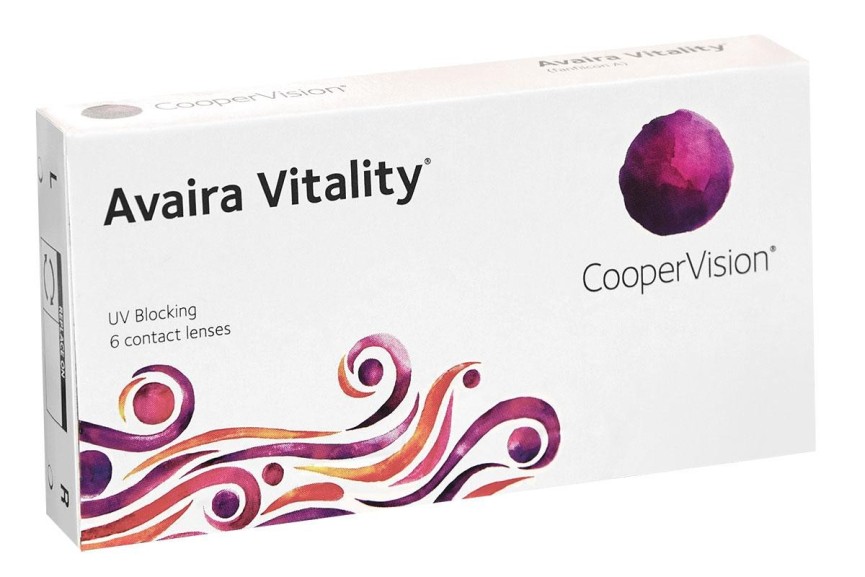 Контактни лещи Месечни Avaira Vitality (6 лещи)