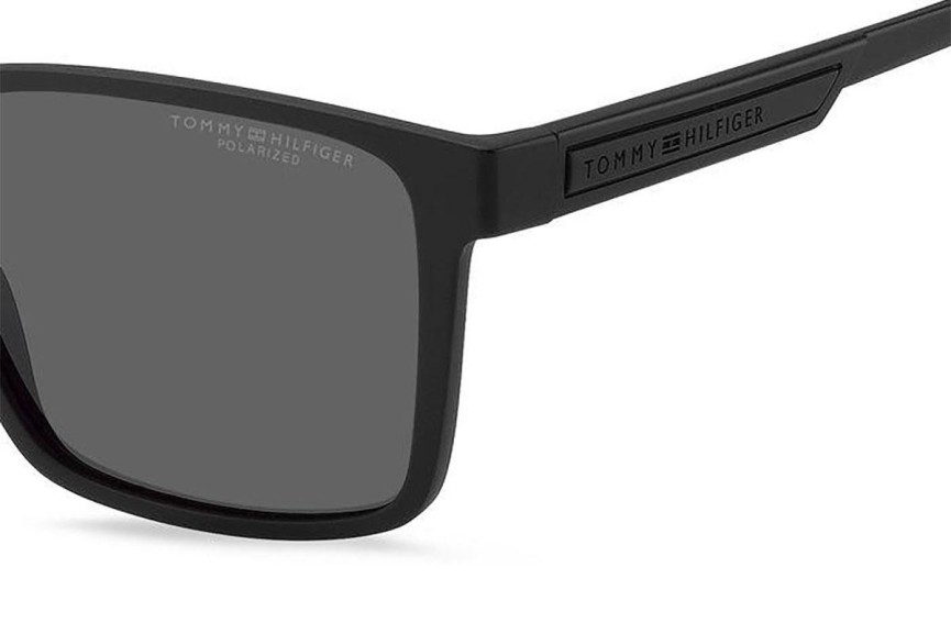 Слънчеви очила Tommy Hilfiger TH2088/S 003/M9 Polarized Правоъгълни Черна