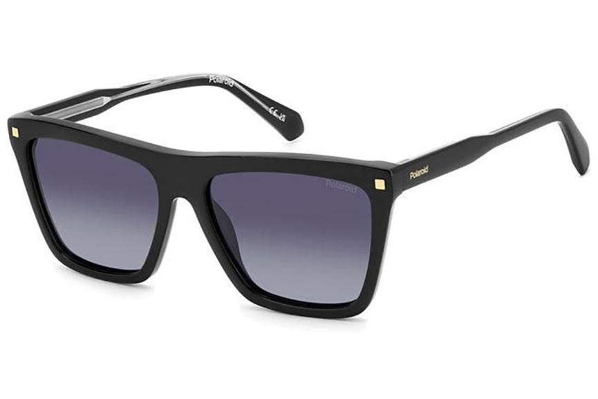 Слънчеви очила Polaroid PLD4164/S/X 807/WJ Polarized Flat Top Черна