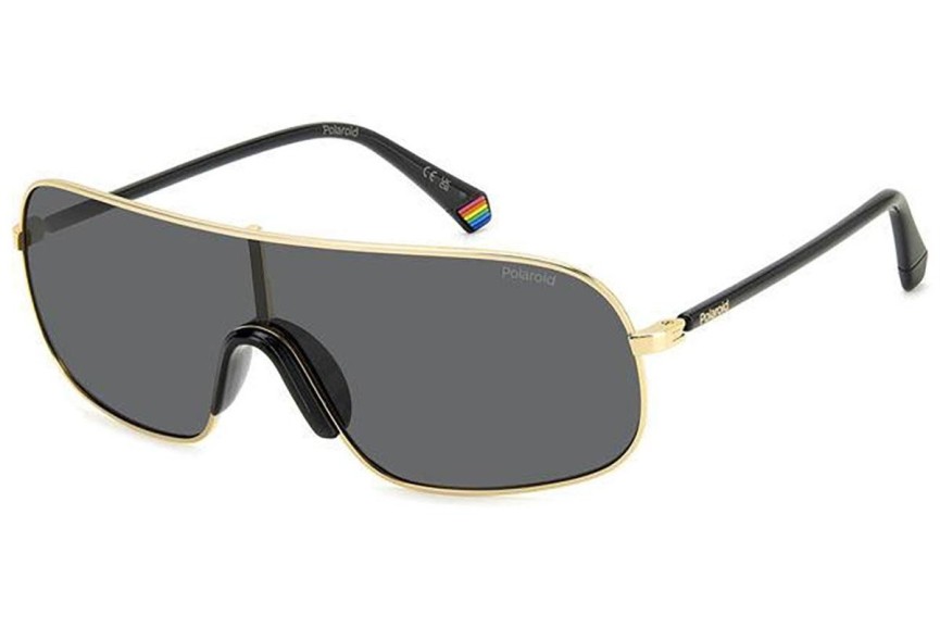 Слънчеви очила Polaroid PLD6222/S J5G/M9 Polarized С единични стъкла | Shield Златна