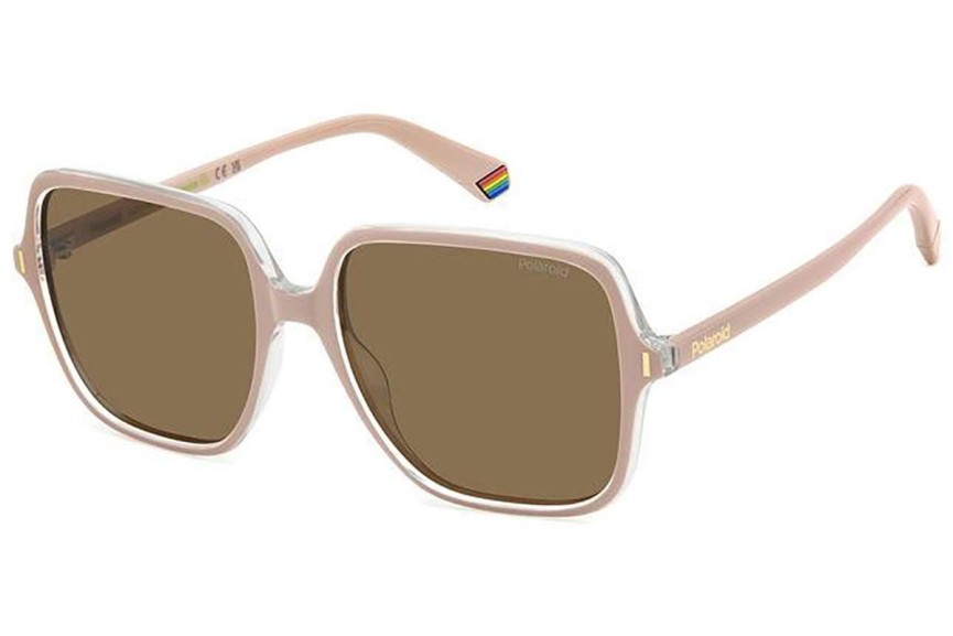 Слънчеви очила Polaroid PLD6219/S 35J/SP Polarized Квадратни Розова