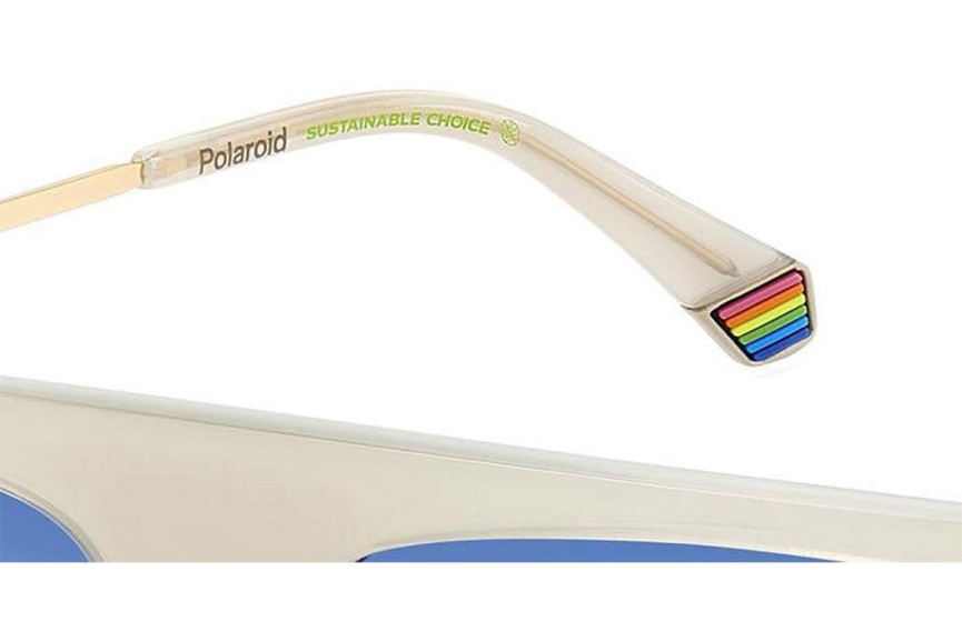 Слънчеви очила Polaroid PLD6221/S/X 10A/Z7 Polarized Flat Top Бежова