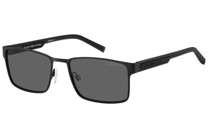 Слънчеви очила Tommy Hilfiger TH2087/S 003/M9 Polarized Правоъгълни Черна