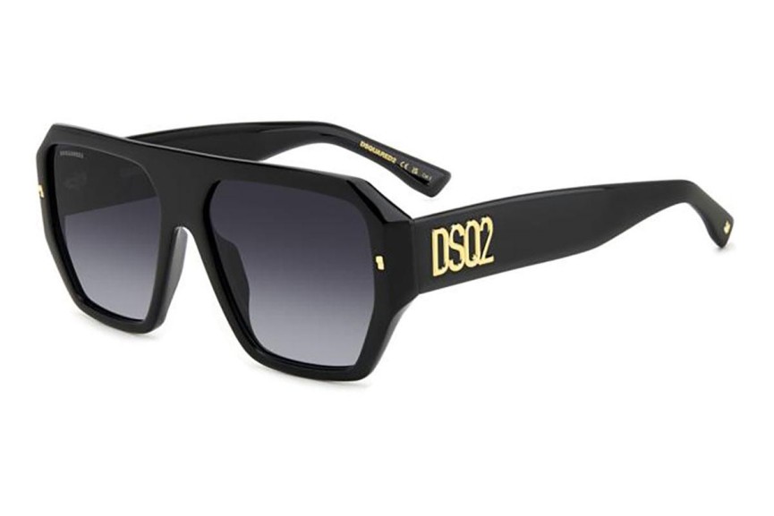 Слънчеви очила Dsquared2 D20128/S 807/9O Flat Top Черна