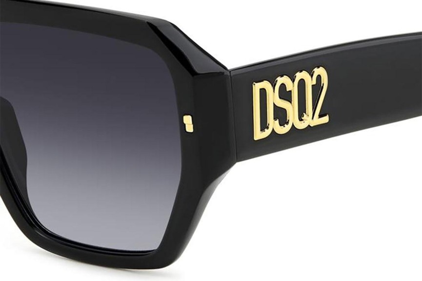 Слънчеви очила Dsquared2 D20128/S 807/9O Flat Top Черна