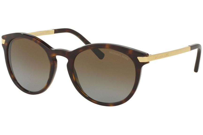 Слънчеви очила Michael Kors Adrianna III MK2023 3106T5 Polarized Заоблени Хавана