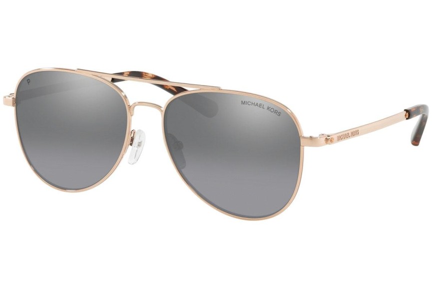 Слънчеви очила Michael Kors San Diego MK1045 110882 Polarized Пилотни Златна