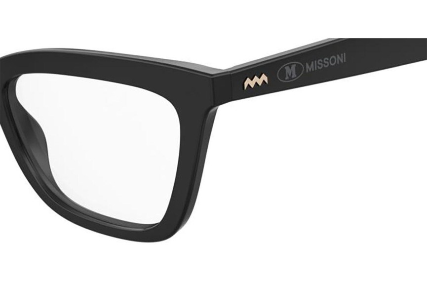 Очила M Missoni MMI0172 807 Правоъгълни Черна