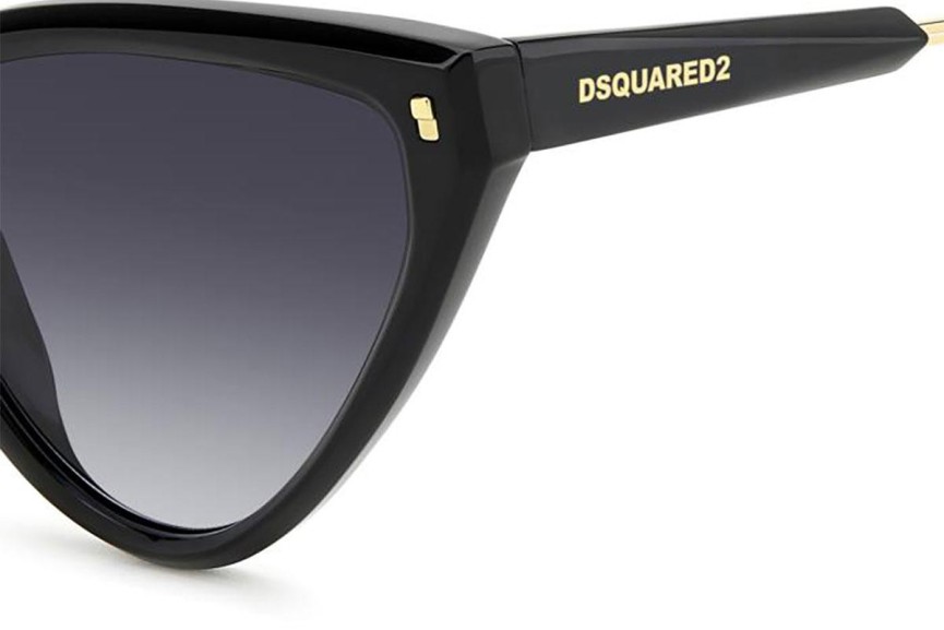 Слънчеви очила Dsquared2 D20134/S 807/9O Око на котка Черна