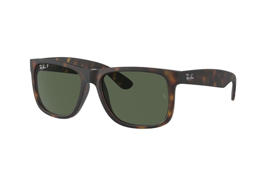 Слънчеви очила Ray-Ban Justin RB4165 865/9A Polarized Квадратни Хавана