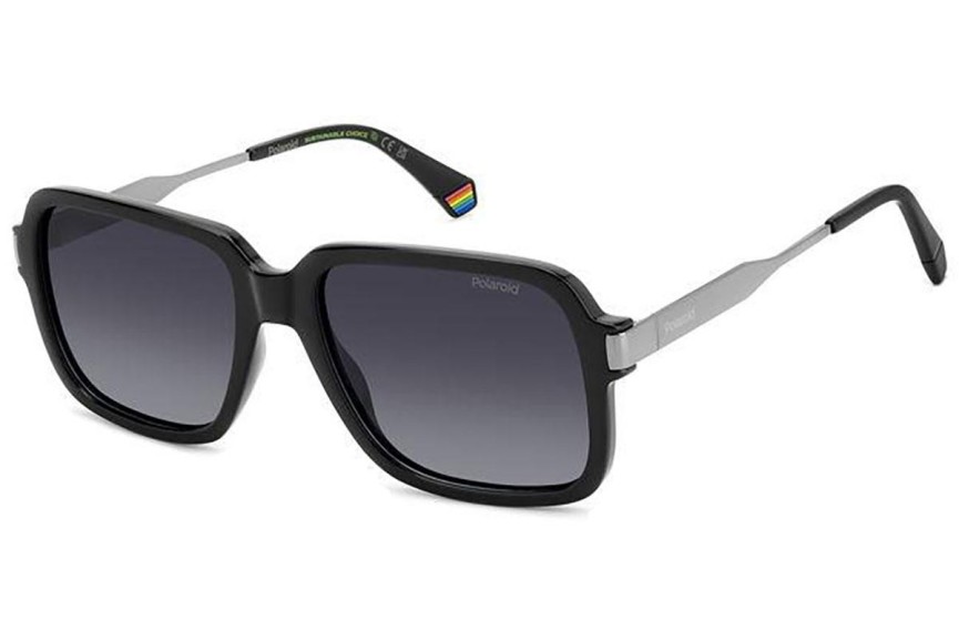 Слънчеви очила Polaroid PLD6220/S/X 807/WJ Polarized Правоъгълни Черна