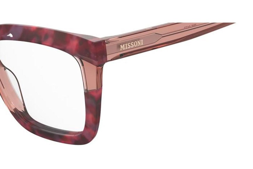 Очила Missoni MIS0173 HT8 Правоъгълни Розова