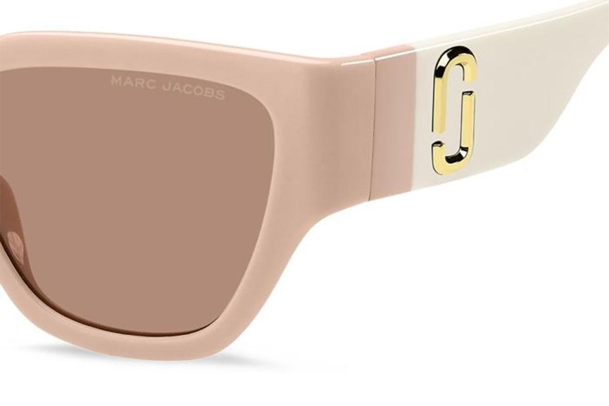 Слънчеви очила Marc Jacobs MARC724/S FWM/4S Правоъгълни Розова