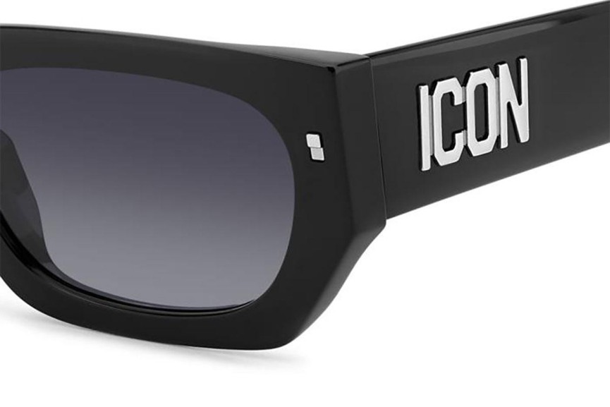 Слънчеви очила Dsquared2 ICON0017/S 807/9O Правоъгълни Черна