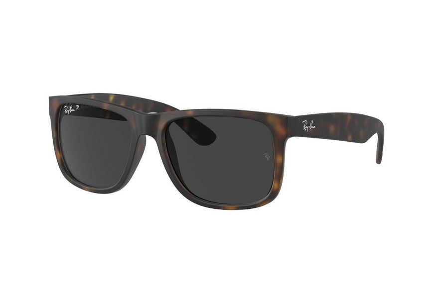 Слънчеви очила Ray-Ban Justin RB4165 865/87 Polarized Квадратни Хавана