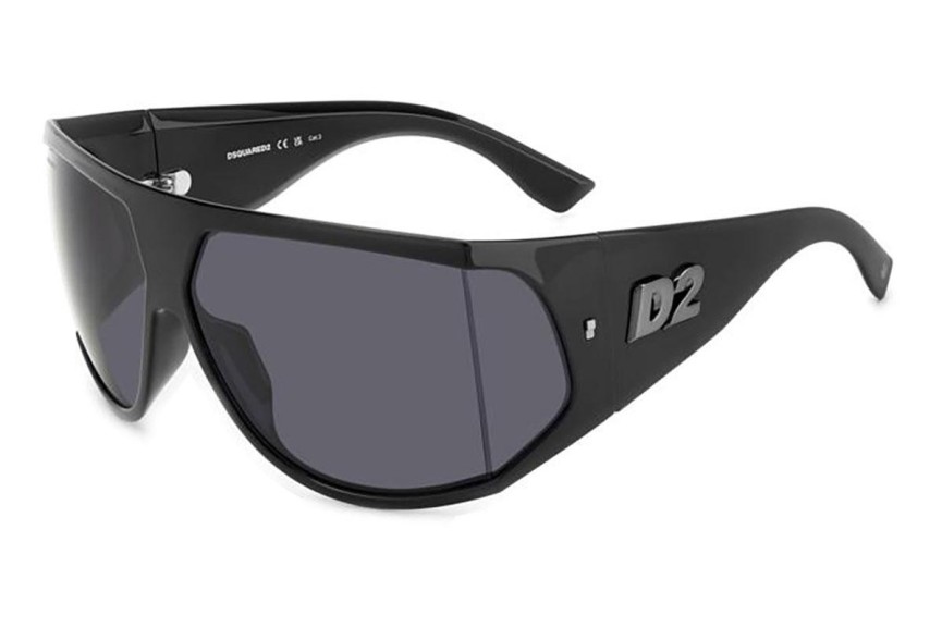 Слънчеви очила Dsquared2 D20124/S ANS/IR Flat Top Черна