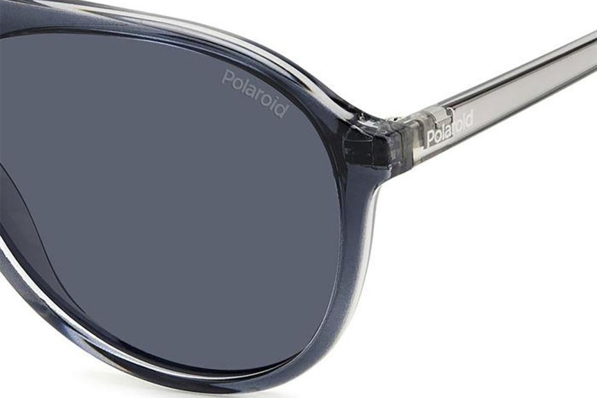 Слънчеви очила Polaroid PLD4162/S 09V/C3 Polarized Пилотни Сива