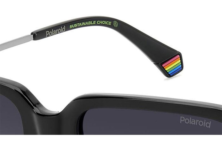 Слънчеви очила Polaroid PLD6220/S/X 807/WJ Polarized Правоъгълни Черна