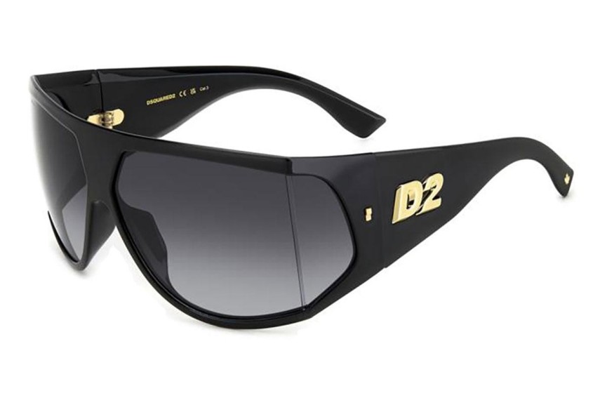 Слънчеви очила Dsquared2 D20124/S 2M2/9O Flat Top Черна