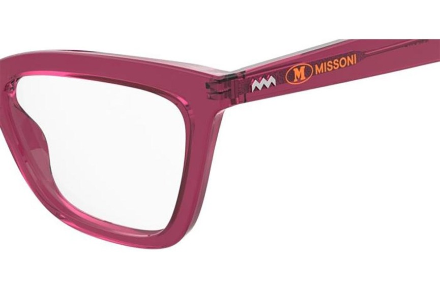 Очила M Missoni MMI0172 8CQ Правоъгълни Червена