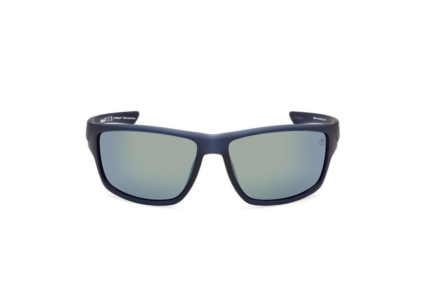 Слънчеви очила Timberland TB00003 91D Polarized Правоъгълни Синя