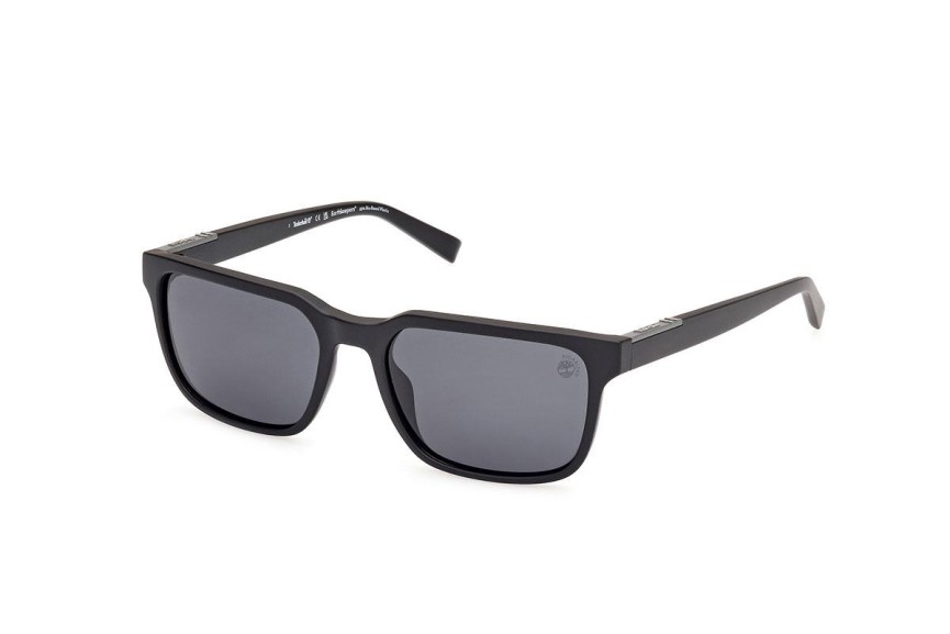 Слънчеви очила Timberland TB00008 02D Polarized Квадратни Черна