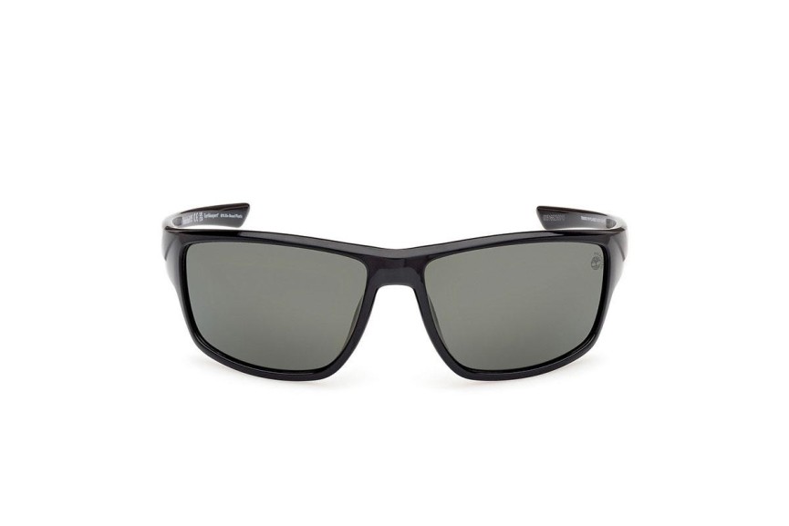 Слънчеви очила Timberland TB00003 01R Polarized Правоъгълни Черна