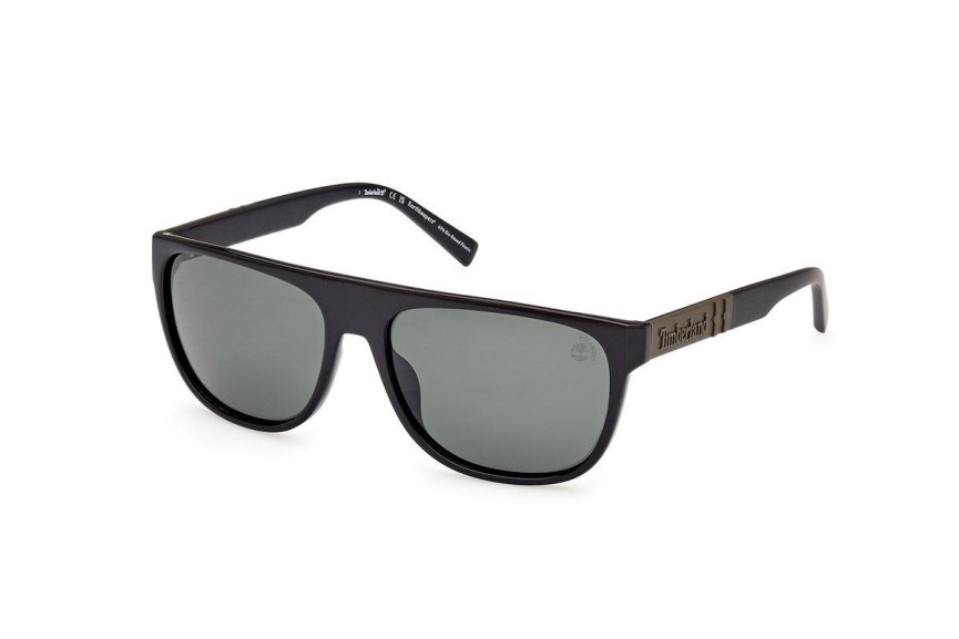 Слънчеви очила Timberland TB00004 01R Polarized Квадратни Черна