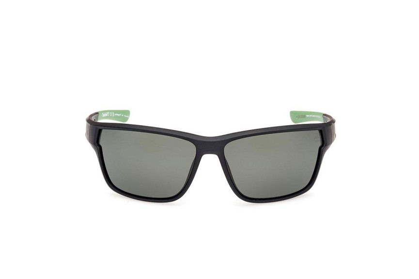 Слънчеви очила Timberland TB00001 02R Polarized Правоъгълни Черна