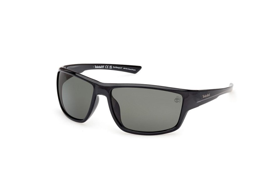 Слънчеви очила Timberland TB00003 01R Polarized Правоъгълни Черна