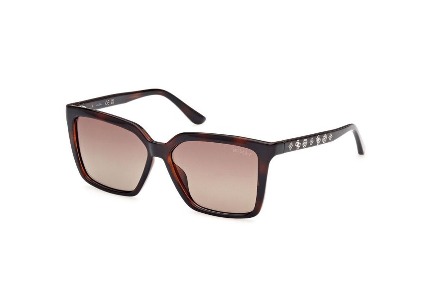 Слънчеви очила Guess GU00099 52H Polarized Квадратни Хавана