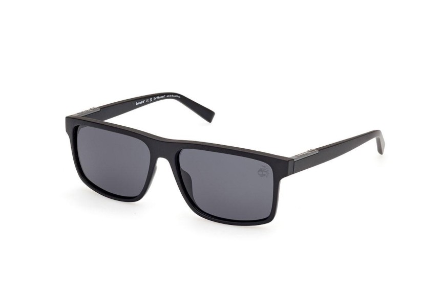 Слънчеви очила Timberland TB00006 02D Polarized Правоъгълни Черна