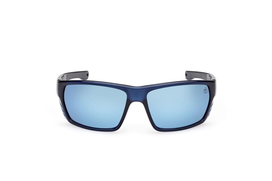 Слънчеви очила Timberland TB00002 90D Polarized Правоъгълни Синя