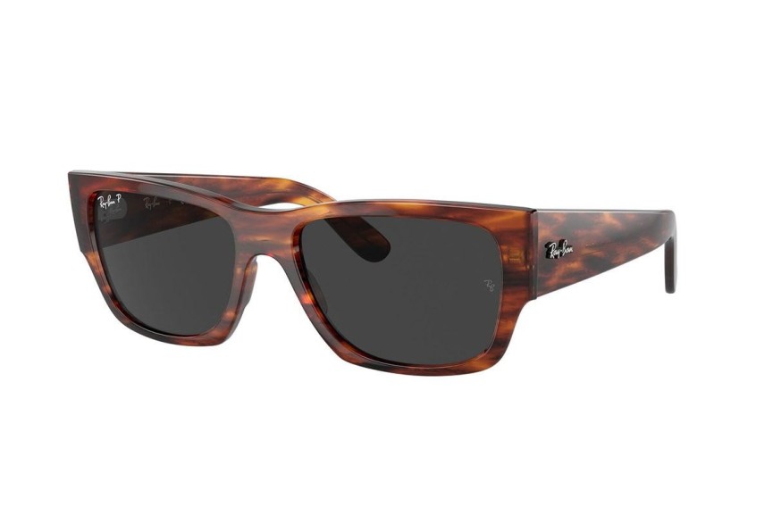 Слънчеви очила Ray-Ban Carlos RB0947S 954/48 Polarized Правоъгълни Хавана