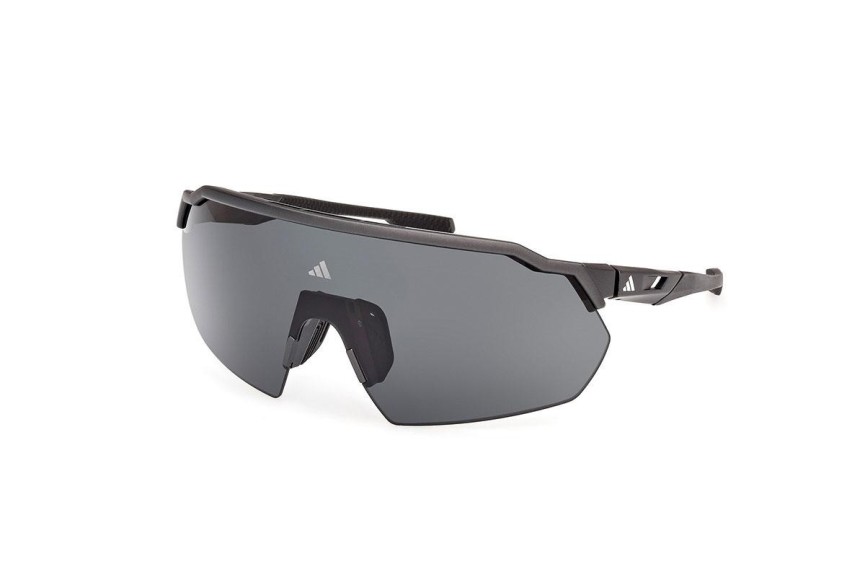 Слънчеви очила Adidas Sport SP0093 02D Polarized С единични стъкла | Shield Черна