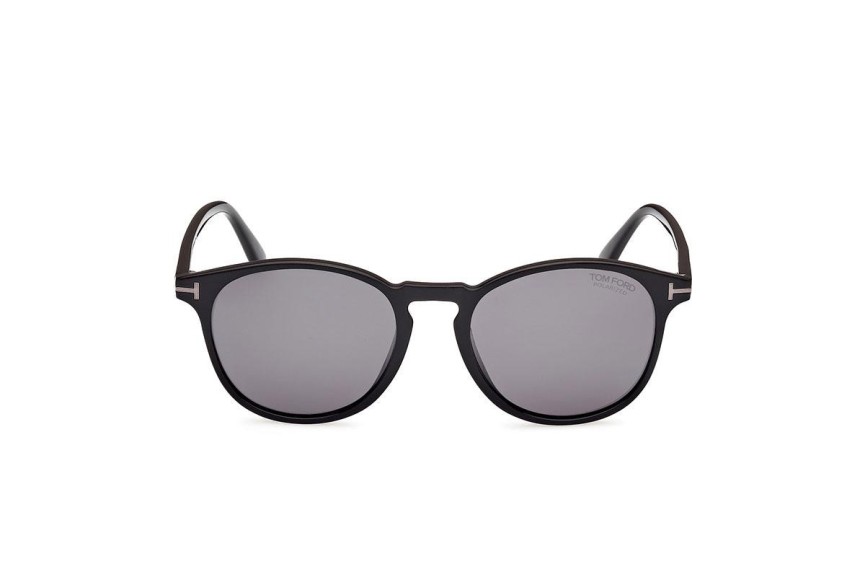 Слънчеви очила Tom Ford FT1097-N 01D Polarized Заоблени Черна