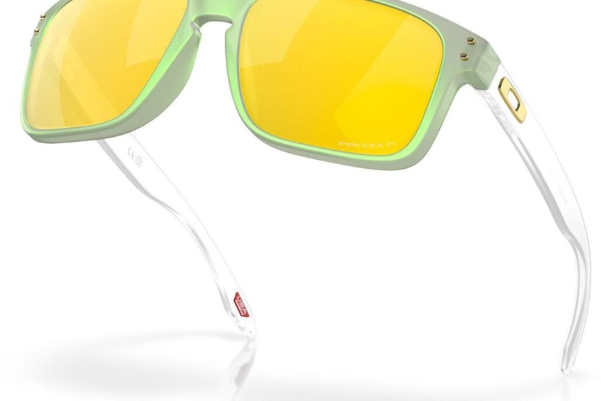 Слънчеви очила Oakley Holbrook OO9102 9102Y0 Polarized Квадратни Зелена