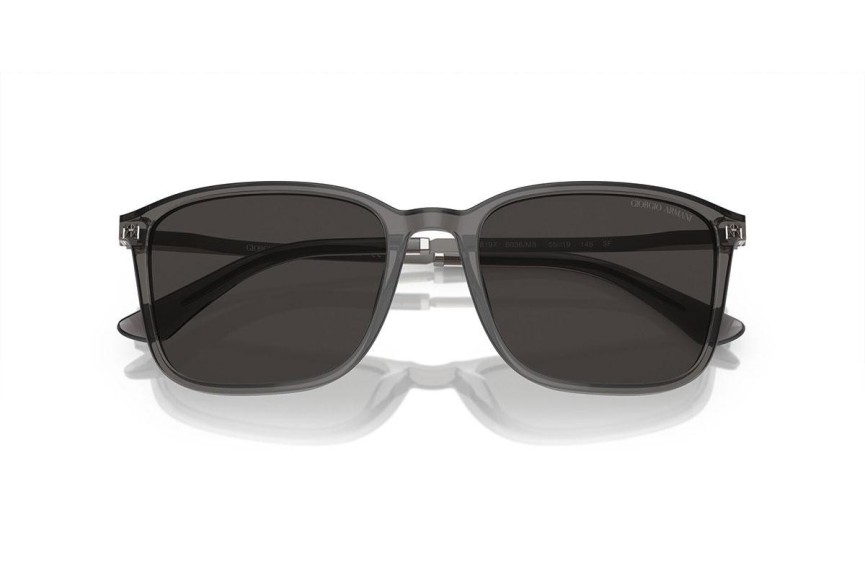 Слънчеви очила Giorgio Armani AR8197 6036M3 Правоъгълни Сива